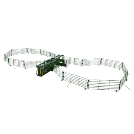 The Heeler 75C Portable Corral, Chute, and Alley- Call for Pricing